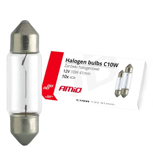 ŽIAROVKA C10W 41MM 12V 10W SV8,5 TUBE SET.