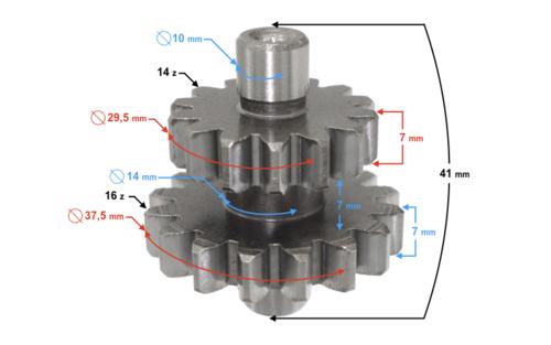 Elektrický štartér Barton TZ 125