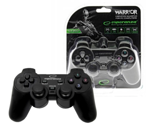 GAMEPAD KÁBLOVÁ GAMING PODLOŽKA PRE PC POČÍTAČ PS3 USB + VIBRÁCIE