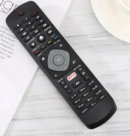 UNIVERZÁLNY DIAĽKOVÝ OVLÁDAČ PRE SMART 3D TV PHILIPS S VÝMENOU NETFLIX