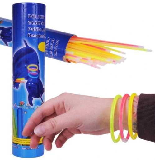 Fluo Chemical Light Náramky 50 KS