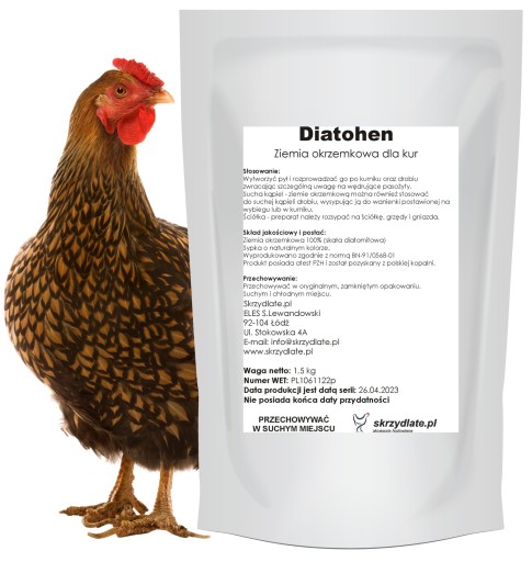 Diatohen kremelina pre kurčatá 1,5 kg kremelina