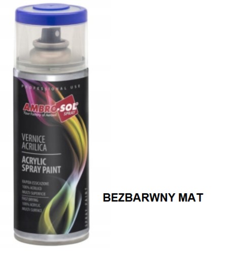 Uni. akrylový lak Bezfarebný matný RAL000