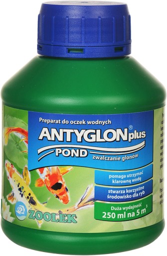ZOOLEK Antyglon Pond Plus 250ml Bojuje proti riasam