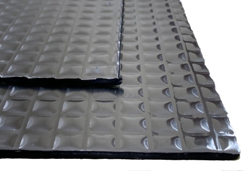 ZVUKOVÁ BUTYLOVÁ ROHOŽ ALUBUTYL ABM 4,0mm 35x50cm 0,175m2
