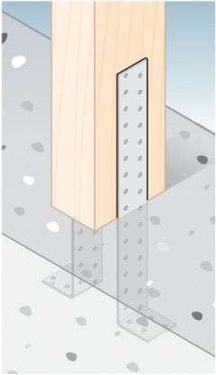 KOTVOVÝ UHOL KK1 40x200x40mm 1 ks
