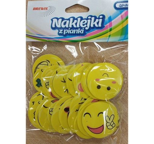 DEKORATÍVNE PENOVÉ NÁLEPKY S ÚSMEVOM 5