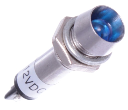 Indikátor hodín v kokpite Modrá LED 12V