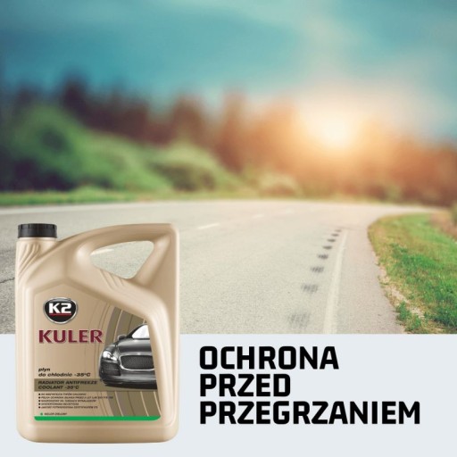 K2 KULER RADIÁTOR KVAPALINA ZELENÁ DLHÁ ŽIVOTNOSŤ 1L 35C