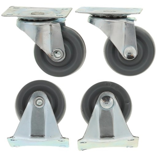 OTOČNÉ KOLESÁ SADA 4 KOLIES 50MM 120KG