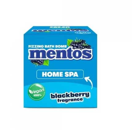 Mentos černicová šumivá bomba do kúpeľa 140g