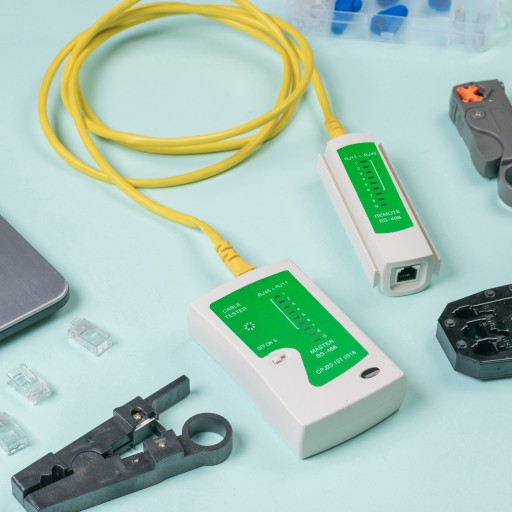 TESTER SIEŤOVÝCH KÁBLOV RJ45 RJ11 LED