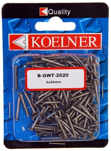 Čalúnnické klince 2 x 20 mm 120 kusov Koelner
