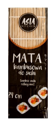 Bambusová podložka na sushi 24 cm x 24 cm