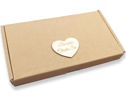 Box ozdobný box obal na krstné rúcho ECO Boho PU3