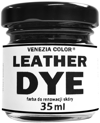 FARBA NA KOŽU NA RENOVÁCIU KOŽNÉHO ČALÚNENIA LAK VENEZIA 35ML ČIERNA