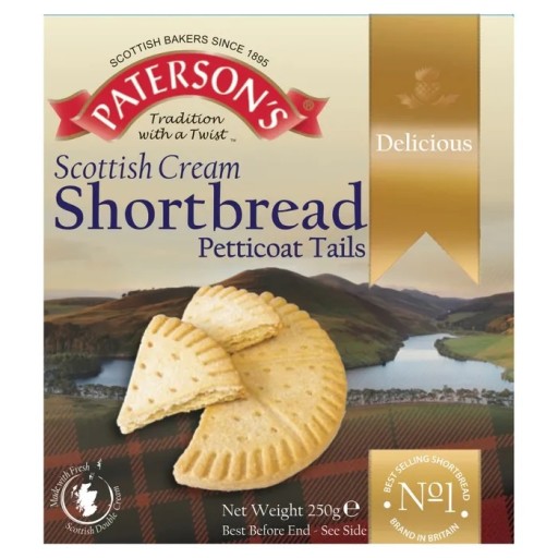 SCOTTISH KRÉMOVÁ KRÁTKA PETTICOAT TAILS 250 g
