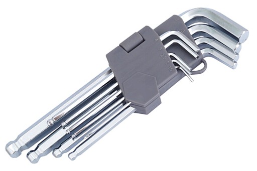 W1E16 SÚPRAVA HEX GULOVÝCH ŠESTIHRANNÝCH KĽÚČOV 180 MM 9 KS FV 88972