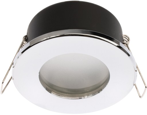 Svietidlo HALOGEN Okrúhle AQUS GU10 IP44 Chróm
