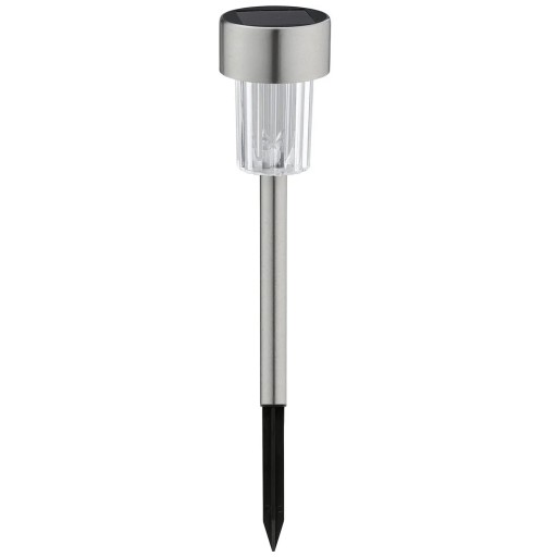 SOLÁRNE LED záhradné svietidlo, DRIVE IN POST, Inox SuperLED