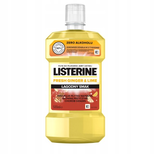 Listerine Ginger & Lime ústna voda 500 ml