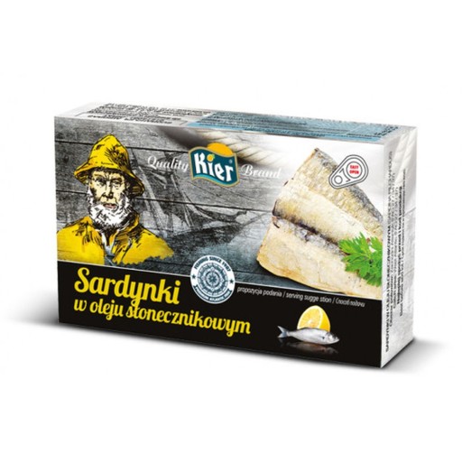Sardinky v rastlinnom oleji 120g srdiečka