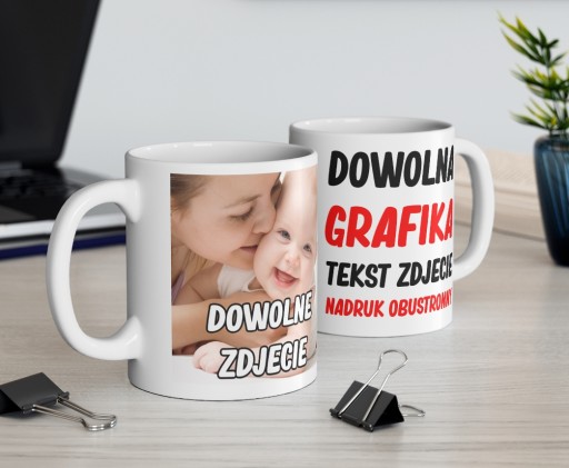 HRNČEK S VLASTNOU POTLAČOU S VAŠOU FOTOGRAFIOU, GRAFIKOU, TEXTOM, LOGOM - ZA DARČEK