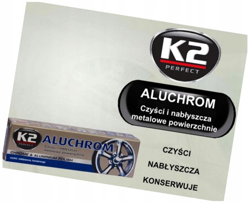 K2 LEŠTIACA PASTA NA CHROM A HLINÍKOVÉ KOVY K2
