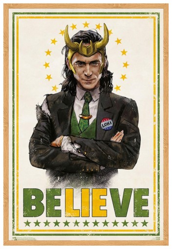 Marvel Loki Believe - filmový plagát 61x91,5 cm