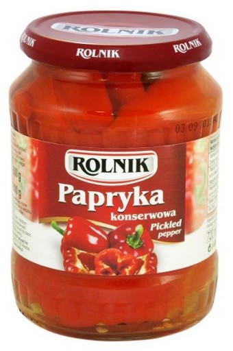 Rolník Štvrťky papriky 720 ml