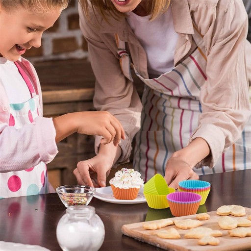 SILIKÓNOVÉ FORMY NA MUFFÍNY A COOKIES, dokonalá SADA 20 kusov