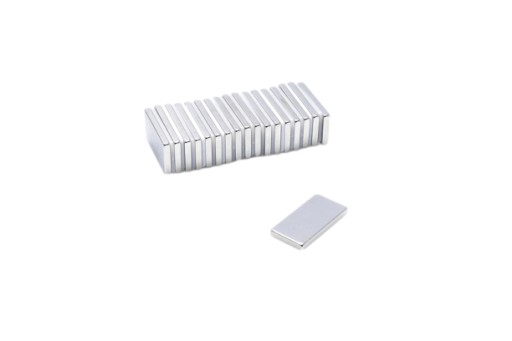 Neodymový tanierový magnet MPŁ 20x10x2 N38