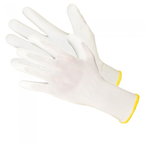 Polyuretánové pracovné rukavice ULTRA MANUAL PU WHITE rukavice