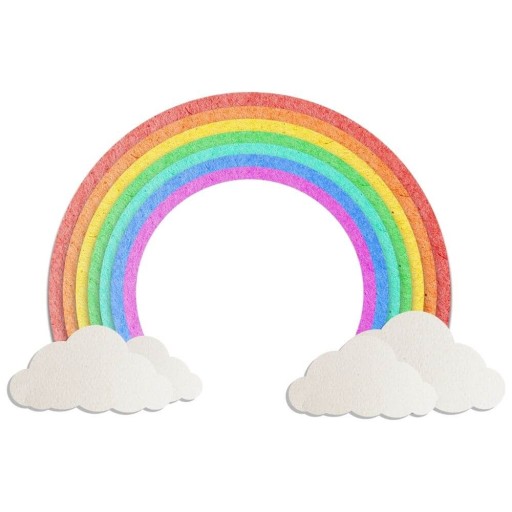 Kreatívna umelecká sada DIY RAINBOW výrezov pre deti 6x