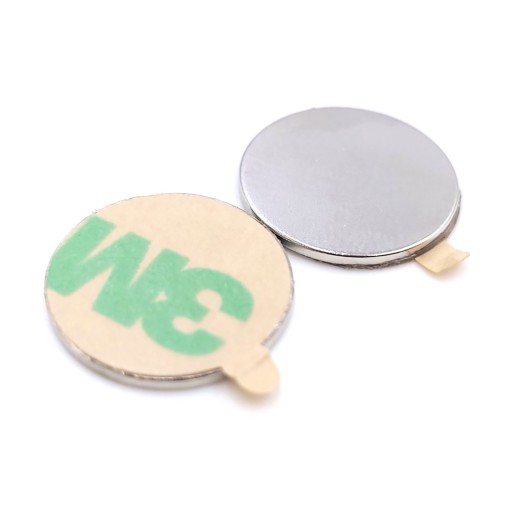 VALEC NEODYMOVÝ MAGNET 15x1mm 3M LEPIDLO samolepiace kruhové HUNTER 10KS