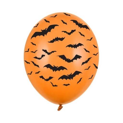 Balónová súprava netopier 10x balónik HALLOWEEN