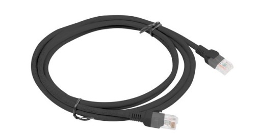 PATCHCORD CAT.5E U/UTP 15M BLACK LANBERG RJ45