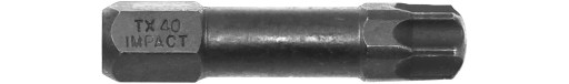 NÁRAZOVÝ BIT TX40 30mm STAR TORX TORX NÁRAZOVÝ COBIT 1ks