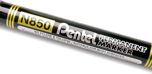 PERMANENTNÝ ZNAČOVAČ ČIERNY okrúhly N850 PENTEL