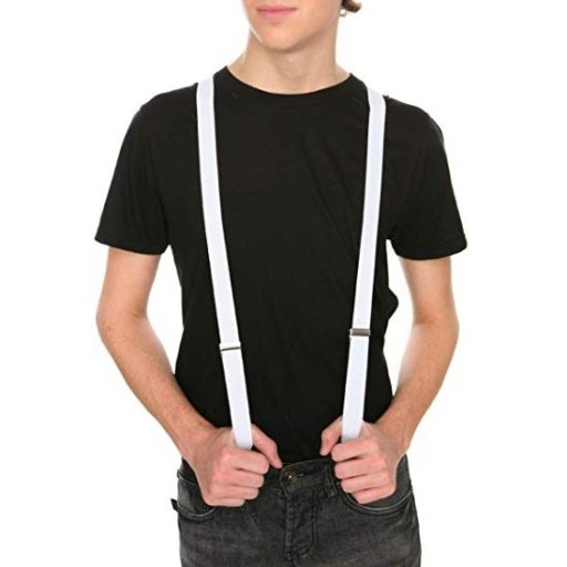 White Suspenders Bachelor Gangster Alcapone Retro Party Ples mafie 20. rokov 20. storočia