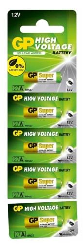 Alkalická batéria GP SUPER 27A MN27 12V diaľkové ovládanie 1 ks