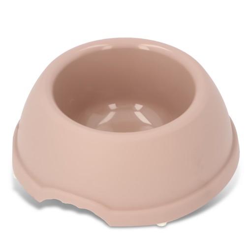 Plastová miska pre psov a mačky XS, 0,25L, béžová, priem 15 cm,