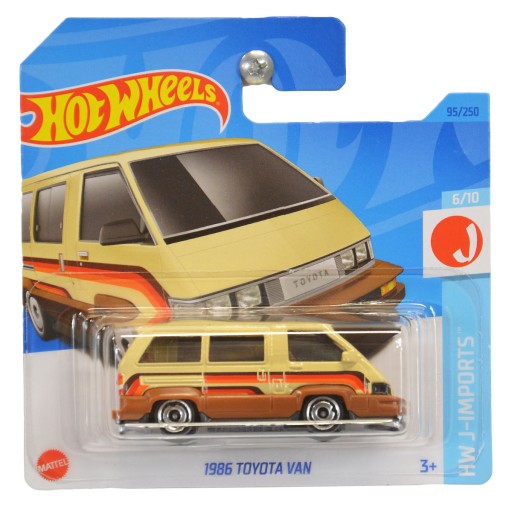 HOT WHEELS AUTO TOYOTA VAN 1986 HNEDÁ