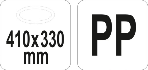Protišmykový podnos pre čašníka 41x33 Yato YG-02105