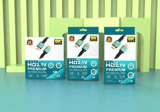 Kábel HDMI 2.1 Kábel 8K UHD 4K/144Hz 1,5M 4320P
