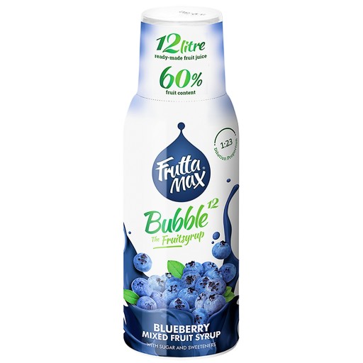 Sirup na sódu FruttaMax BLUEBERRY karbonizátor 500 ml na 12 l