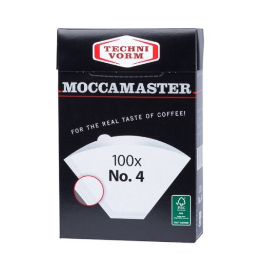 Papierové filtre Moccamaster č. 4 100 ks