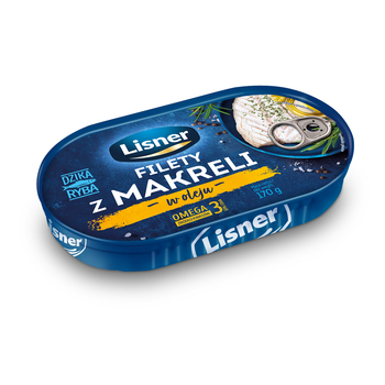 LISNER MAKRELA FILET/OLEJ 170G ..