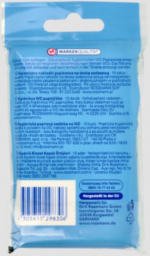 ALOUETTE hygienické papierové cestovné poťahy na WC sedadlo 10 ks.