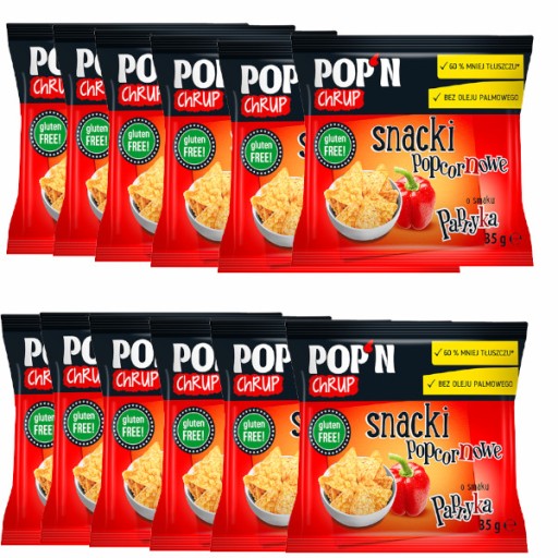 SANTE POP'N CRUMP POPCORN SNACKY S PAPRIMOU 35 g